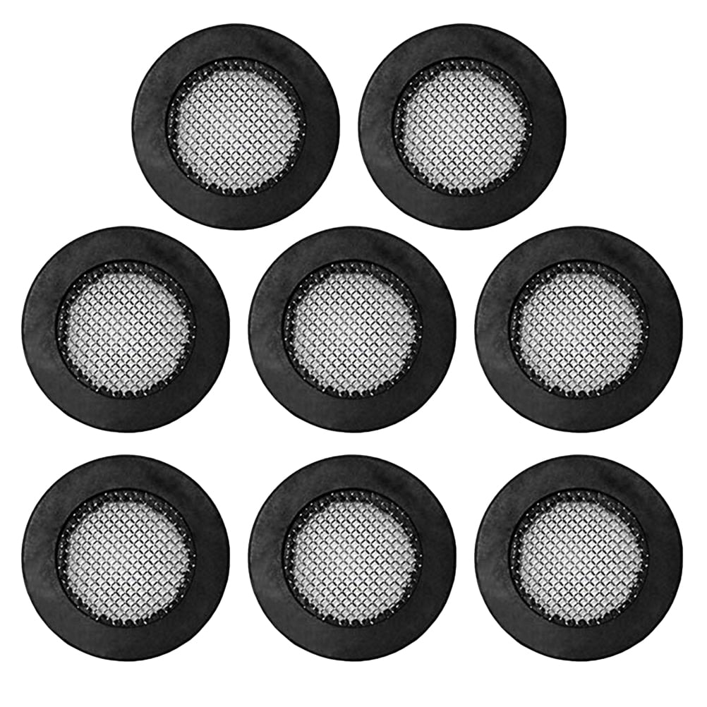 OUNONA 20Pcs Rubber Gasket with 304 Stainless Steel Net Shower Head