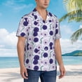thumbnail image 3 of Fotbe Daisies Flowers Camisa Hawaiana para Hombre Unisex – Camisa Casual de Verano con Botones de Manga Corta de Algodón y Lino,Large, 3 of 7