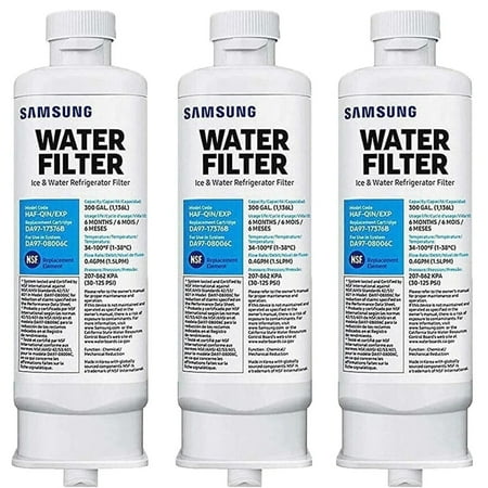 

3 Pack Replacement for DA97²-17376B HAF-QIN/EXP Refrigerator Water Filter (with Magnetic Tag)
