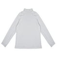 thumbnail image 4 of Men's High Neck Pleated Textured Loose Long Sleeved T Shirt, Polyester and Spandex, for Training and Lounging, 4 of 6