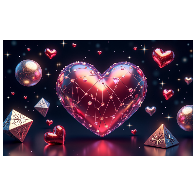 Valentine's Day Heart Love Backdrop Banner Romantic Flower Design Wedding Photo Props Party Decorations Background Event Display