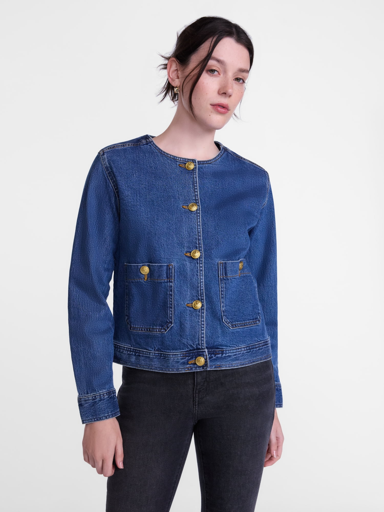 Scenario Women's and Women's Plus Denim Jacket, Sizes XS-4X