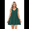 thumbnail image 1 of Minivestido Sin Mangas Verde Oscuro XL, 1 of 7
