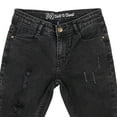thumbnail image 2 of Knit N Knot Ripped Black, Stretchable, Slim Fit Jeans with Adjustable Waist for Boys, 7-8 Years, 2 of 8
