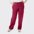 thumbnail image 1 of SPECTRUM UNIFORMS Unisex Scrub Pant Cargo Pant | Elastic and Drawstring Waist Soft Fabric Ideal for Medical Professionals Lab Work Wear Nurse Pant Wine, 1 of 5