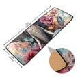thumbnail image 2 of Elephant Flowers Floral Runner Rug Ares Rug Non-Slip Laundry Rug 72×24 inch Soft Washable for Bedroom Bathroom Kitchen Living Room, 2 of 6