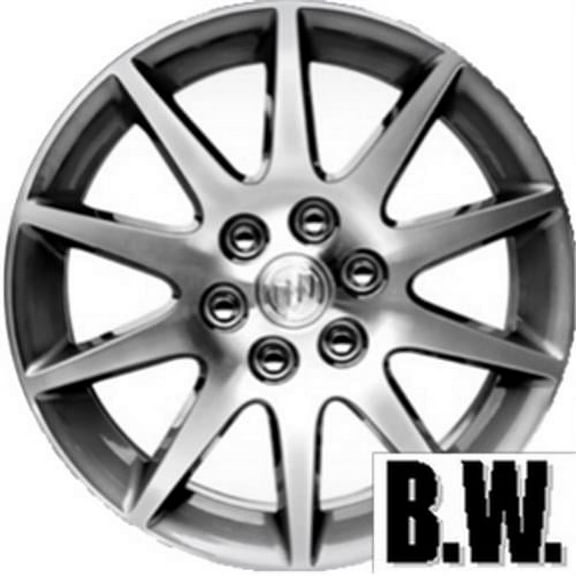 19x7.5 in Wheel for BUICK ENCLAVE 2013-2017 Machined Charcoal Recond Alloy Rim