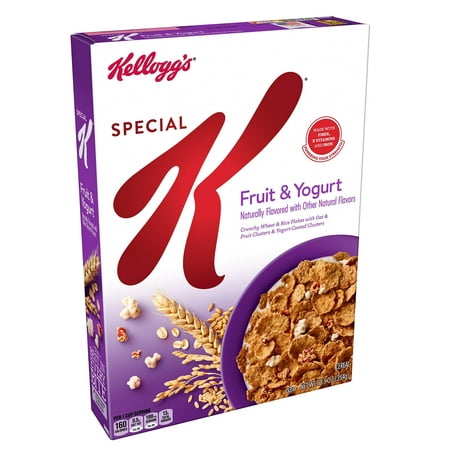 Kellogg's Special K, Breakfast Cereal, Fruit and Yogurt, Low Fat, 12.5oz Box 12.5