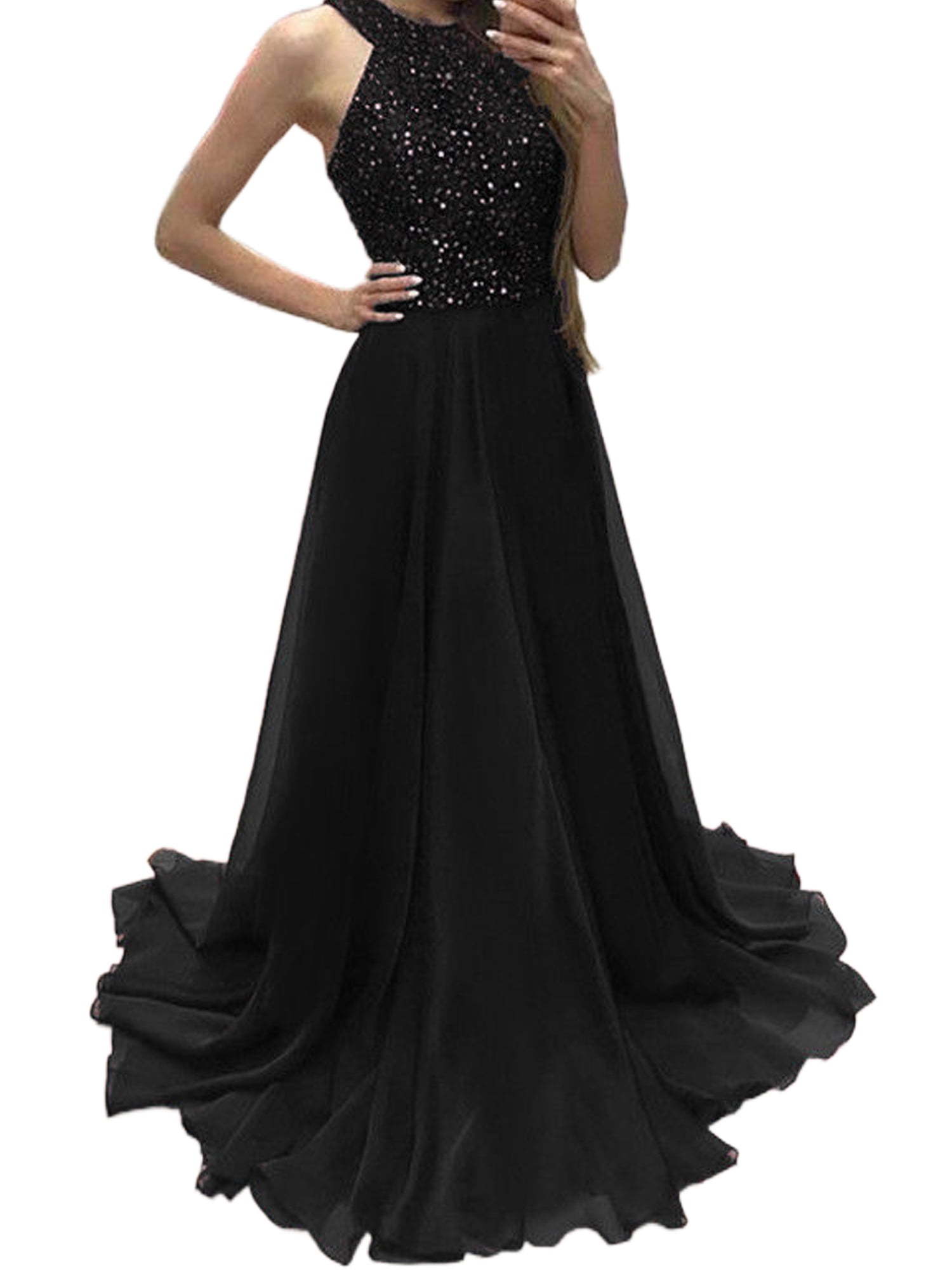 Black Sequin Dresses