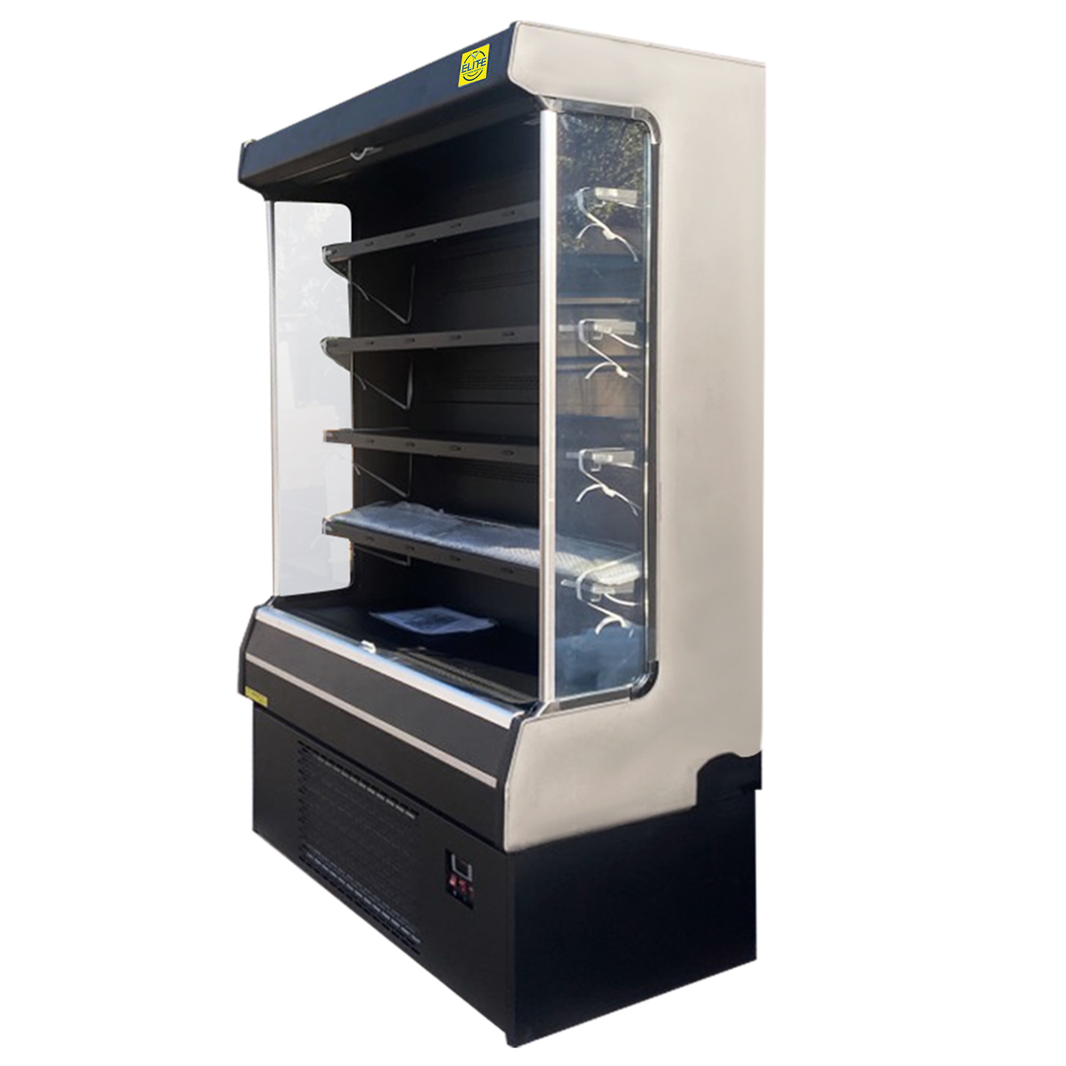 52 in. Open Air Curtain Merchandiser Display, Commercial Refrigerator Open Air, NSF Certified