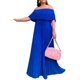 thumbnail image 1 of Xishao Vestido de noche largo de verano para mujer, holgado, con hombros descubiertos, para cóctel, fiesta, boda, falda plisada Xishao ropa, 1 of 2