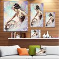 thumbnail image 4 of Design Art - Fille avec Bouquet de Fleurs, 4 of 4