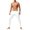 White, variant on Mens Cotton Double Crotch High Stretch Slim Fit Thermal Long Johns White XXL