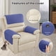 thumbnail image 1 of Solid Color Checkered Sofa Armrest Cushion Headrest Cushion With Two Storage Pockets Recliner Armrest Towel Rainproof Dirt Resistive And Scratch Resistive, 1 of 6