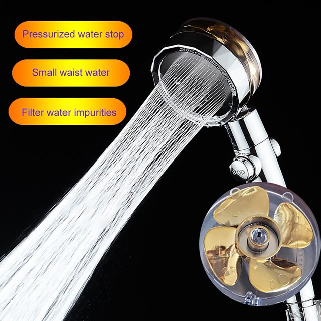 Rociador de ahorro de agua con cabezal de ducha de mano de alta presión filtro de PP amarillo Sywqhk Libre de BPA