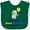 Green, variant on Inktastic I Support Down Syndrome Awareness Elephant with Balloon Boys or Girls Baby Bib