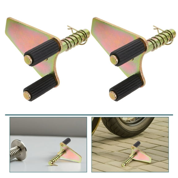 OFFIGAM Motorcycle Rear Stand Spool Adapter Galvanized Iron for Secure Tire Changes and Easy Repairs