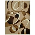thumbnail image 5 of Allstar Modern Accent Rug with Multiple Shape design Latte 5' x 8' 5' x 8', 5 of 5