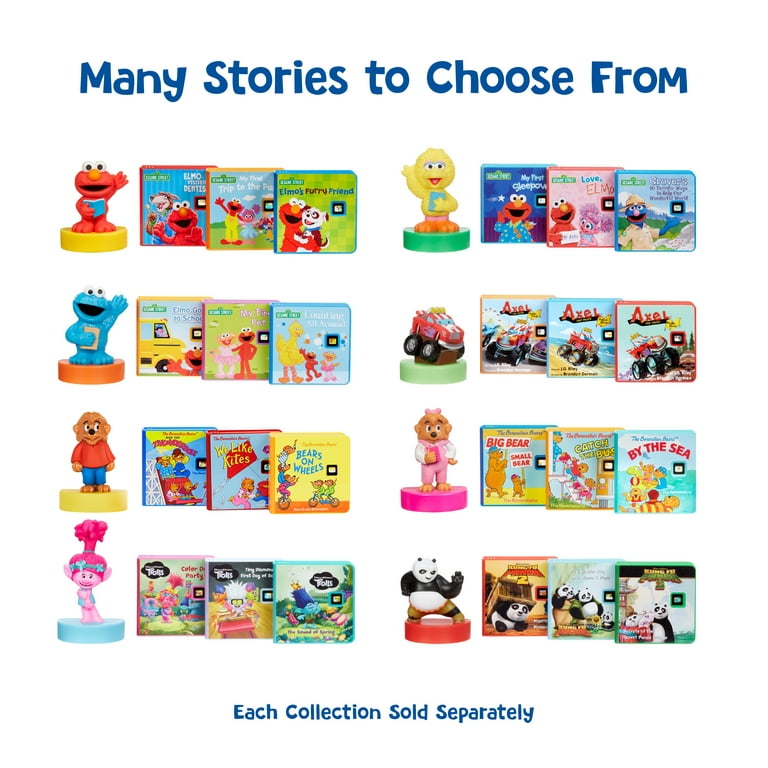Little Tikes Story Dream Machine Big Bird & Friends Story Collection,  Storytime, Books, Sesame Street, Play Character, Toy Gift Toddlers, Girls  Boys Ages 3+ 