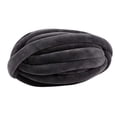 thumbnail image 5 of Abbraccia Chunky Yarn Jumbo Tubular Yarn Hand Knitting Washable Crocheting Bulky Yarn Arm Knit Yarn for Crochet Rug Making Blanket Mat dark gray, 5 of 9