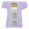 thumbnail image 3 of Playera The Mandalorian Talla 8 Manga Corta con Estampado Grogu Lila, 3 of 3