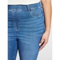 thumbnail image 3 of Terra & Sky Women's Plus Pull On Jegging Capri Pants with Control Panel, Sizes 0X-5X, 3 of 5