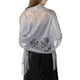 thumbnail image 1 of Chal de bufanda de encaje floral para mujer con borlas, envolturas de flecos de malla suave para vestidos de fiesta de noche de boda, 185*65 cm, 1 of 7