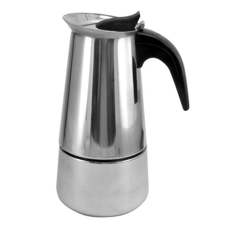 9 Cup Brew-fresh Stainless Steel Italian Style Espresso Coffee Maker for Use on Gas Electric and Ceramic