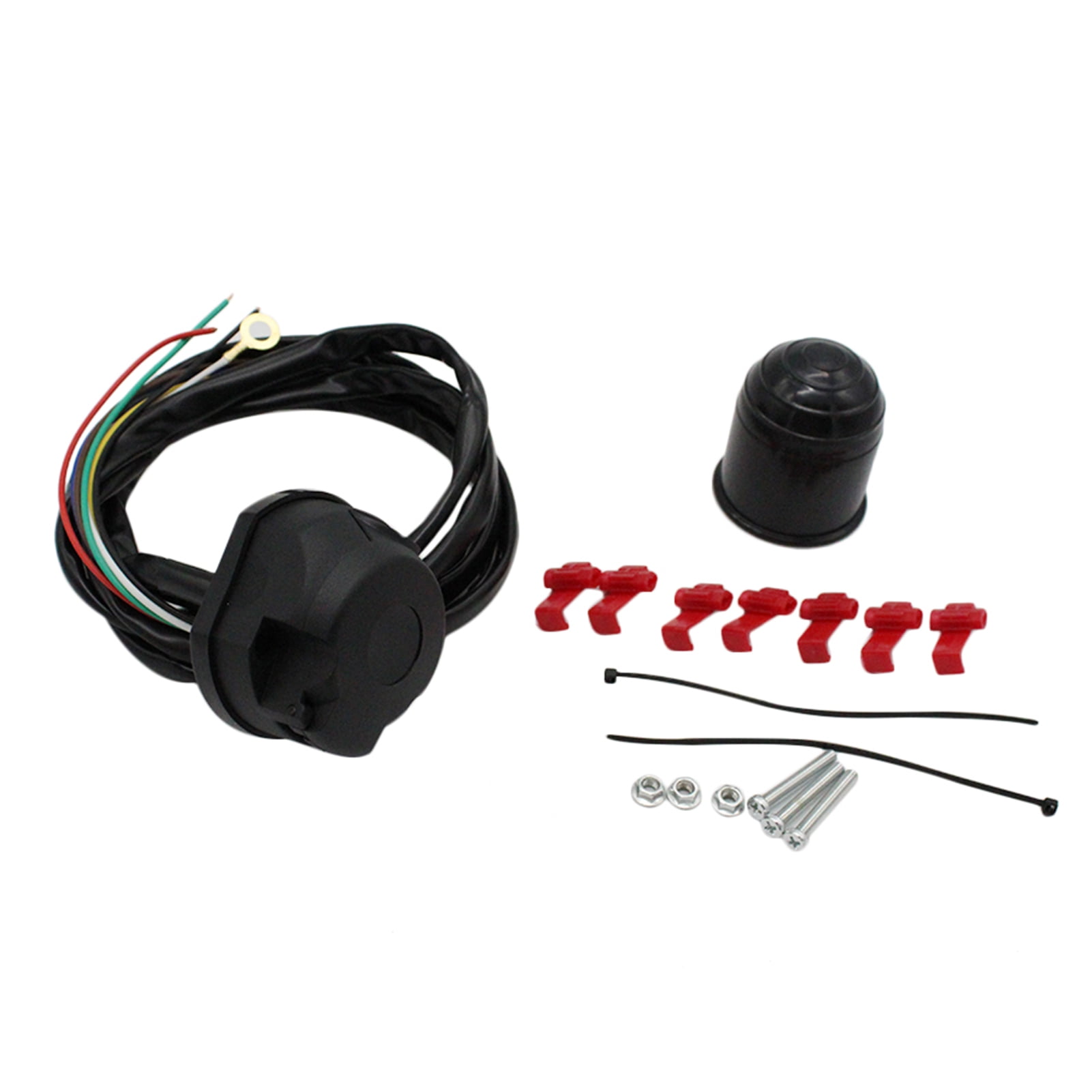 7Way Trailer Connector Plug Wiring Harness Extension Cable