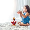 thumbnail image 2 of RUIG Ring Toss Dancing Singing Duck Toy, Talking Musical Toy with 3 English Songs, Chasing Tossing Game for Baby Girls and Boys, Interactive Toys for Kids (10 Rings) ﻿, 2 of 8