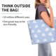 thumbnail image 2 of Balery Cute Poodle Dog Bolsa Tote Estilo Estético con Cremalleras, Bolsa de Hombro, Bolsa de Compras Grande y Plegable, 2 of 8