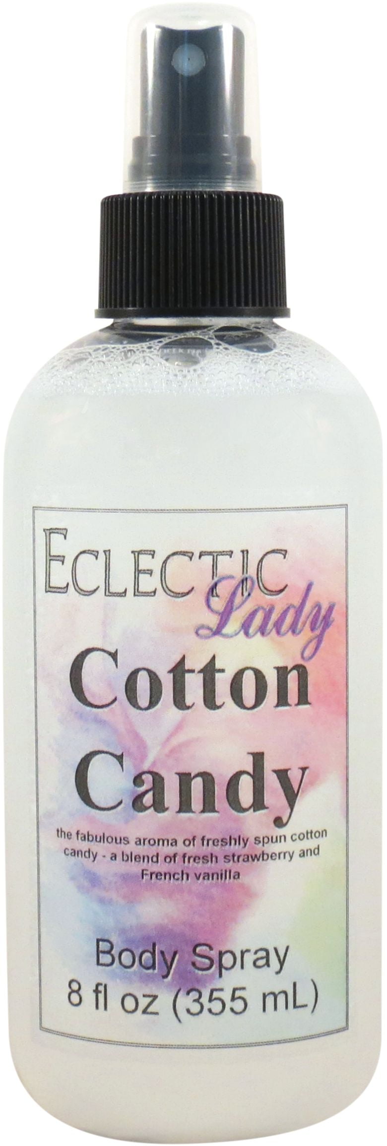 Cotton Candy Body Spray, Eclectic Lady, Hydrating Mist, Unisex, 8 oz