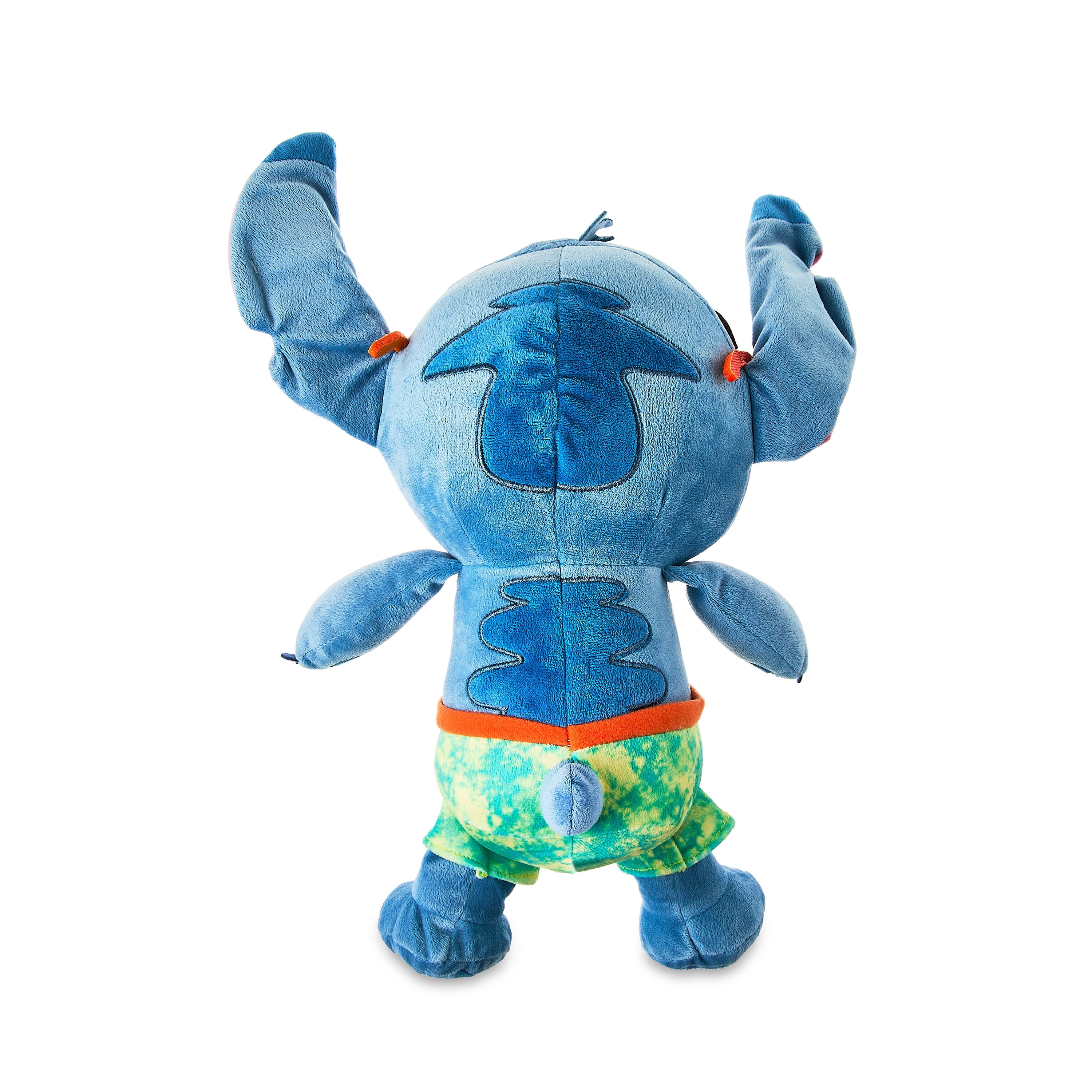Disney Street Beach Large Plush Stitch, 17-Inch Stuffed Animal, Alien, Disney's Lilo and Stitch, Kids Toys for Ages 2 up