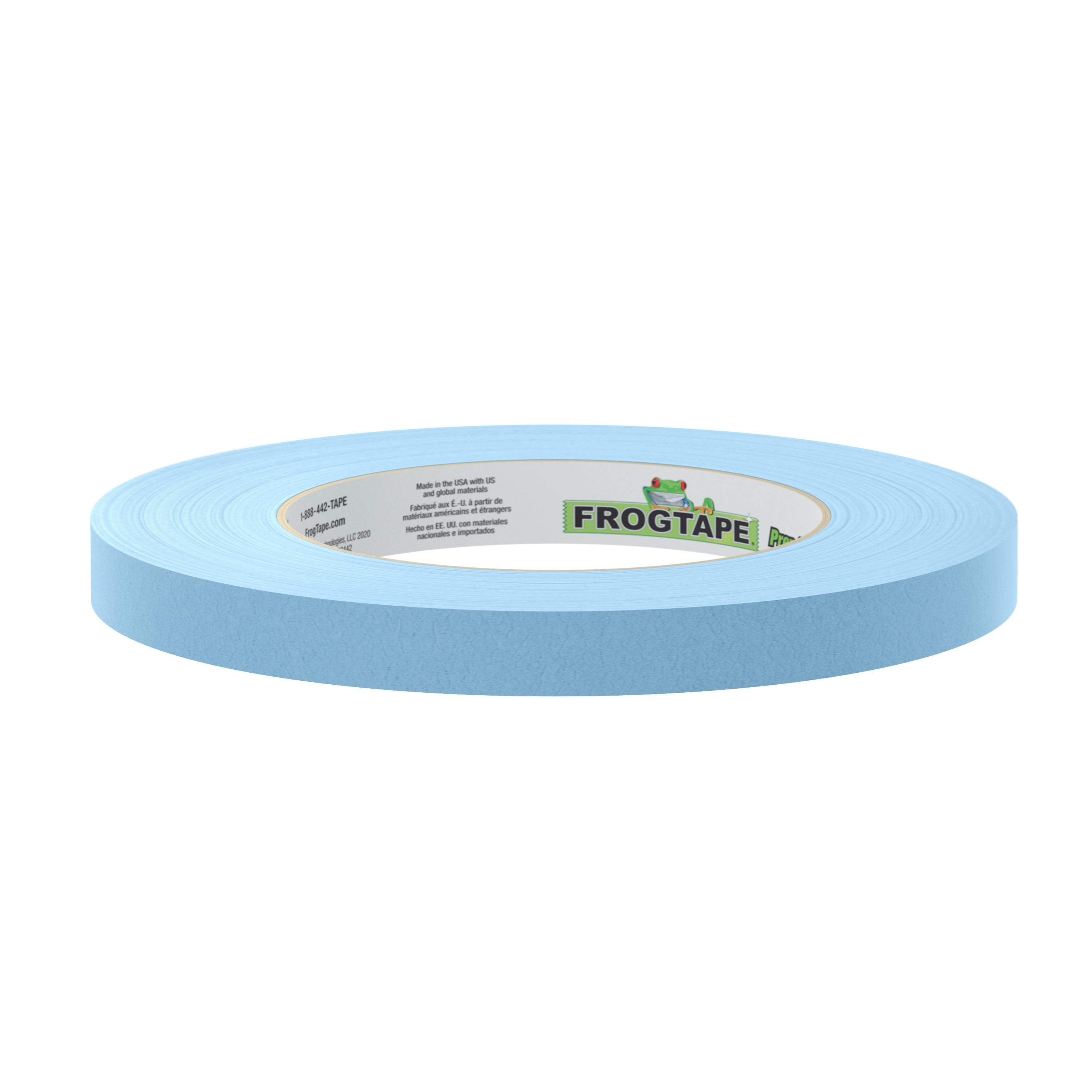 FrogTape 250 Performance Masking Tape - Light Blue, 12 Rolls, 0.47 in. x 60 yd.