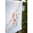 Vervaco Table Runner Stamped Cross Stitch Kit 16"X40"-Flowers - Walmart.com