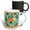 Multicolor, variant on 3drose, Geometric Elegance Underscores These Mid-century Corgis, 11oz Two-tone Green Mug