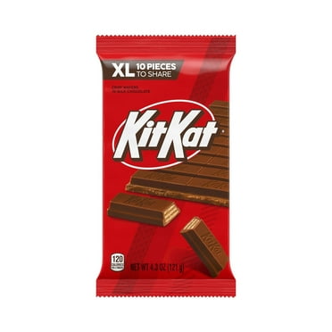 Kit Kat 1PACK Milk Chocolate Wafer XL Candy, Bar 10 Pieces