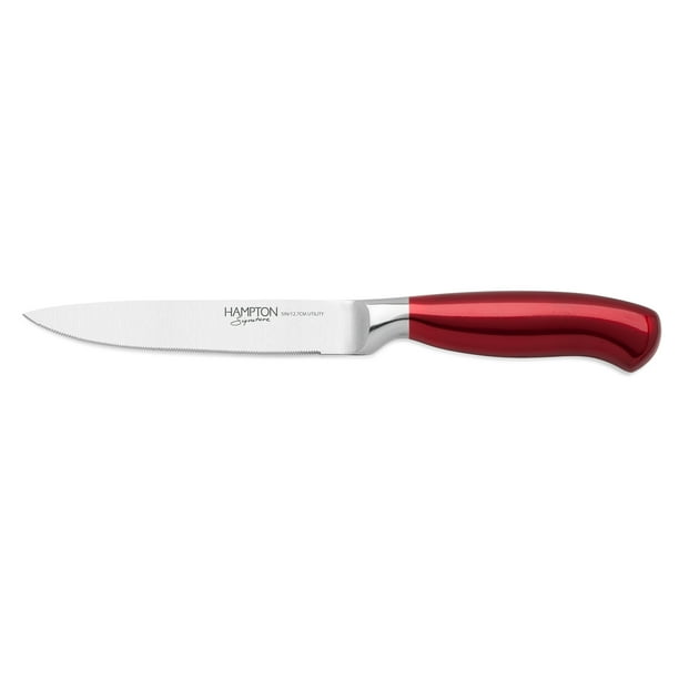 Hampton Argentum Red Utility Serrated Knife,