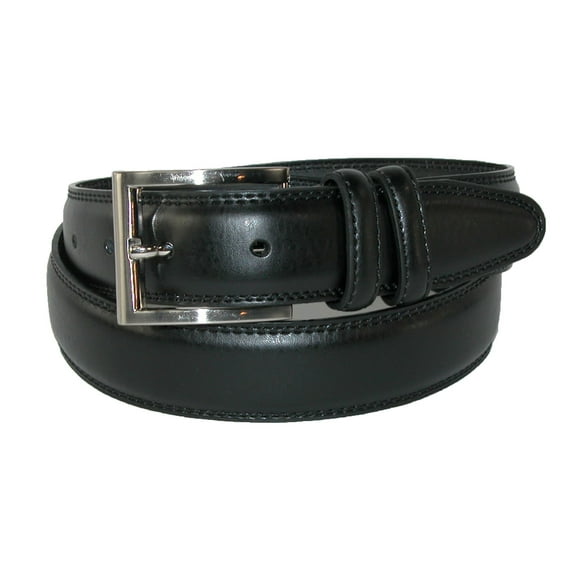 Aquarius  Leather Padded Belt with Satin Buckle (Men's Big & Tall)