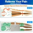 thumbnail image 6 of Orthopedic Memory Foam Knee Pillow w/ Leg Strap - Ergonomic Leg Support Wedge, Lumbar & Spine Alignment for Side Sleepers & Pain Relief - Washable Soft Cover, 6 of 7