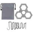 thumbnail image 2 of para acampar al , para fogata con cadena ajustable, olla colgante para cocinar, colgador de material acero inoxidable, soporte para , DYNWAVEMX  Trípode para cocinar al aire libre, 2 of 8
