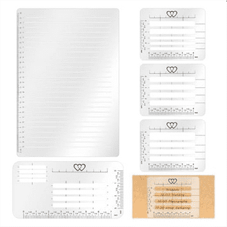 Writing Straight Line Guide A4 Clear Ruler Writing Tool Geometry Template  Journal Stencils For Bullet Journaling Drawing 