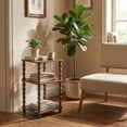 thumbnail image 5 of Efoee Side Table,Small End Table with Storage Shelf, Modern Bedside Table Night Stand for Living Room, Bedroom, Office and Small Spaces,Rustic Brown, 5 of 8
