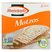 Manischewitz - Matzos Crackers - Unsalted - Case of 12 - 10 oz.