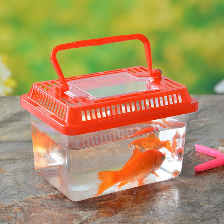 Plastic Starter Aquarium Fish Tank Carry Handle Lid Extra Large 29