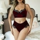 thumbnail image 4 of Gibobby Lencería mujer erótica Lencería Sexy para Mujer Baby Doll Mujer Sexy Color Negro Mono Sensual y Elegante Fina Lenceria para Dama(Rojo, CH), 4 of 5