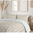 thumbnail image 6 of Ambesonne Exotic Duvet Cover Sets, Baroque Retro Floral, 2-King, Beige, 6 of 7
