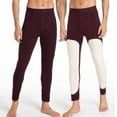 thumbnail image 2 of Shadoumai Men's Winter Thermal Underwear Pants with and Reinforced Knee Pads for Cold Weather and Comfort, 2 of 7