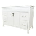 thumbnail image 2 of Camea 48-inch Simply White Single Sink Bathroom Vanity, 2 of 5