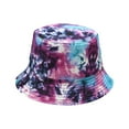 thumbnail image 2 of Only Moment Blue UV Protection Wide Brim Bucket Hat Polyester,Cotton UPF50+ Waterproof Bucket Hat for Fishing, Hiking, Camping One Size, 2 of 4